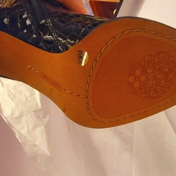 ‼️SOLD‼️⭐️NIB⭐️ Vince Camuto Pelsna Leather Croco Embossed Knee Boots, 6.5 - Picture 7 of 8
